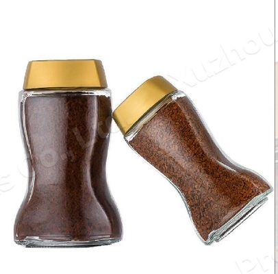 Coffee Food Glass Jar Airtight Canister Bottle With Acacia Wood Lid
