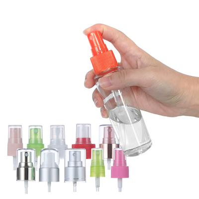 Plastic Fine Mist Sprayer Pump Small Custom Color Half Cap Full Cover Spray Pump