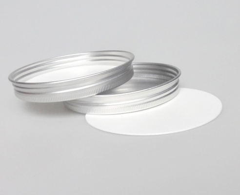 89mm*14mm Threaded Aluminum Lid PET Plastic Tea Caddy Candle Jar Universal Sealing Metal Lid