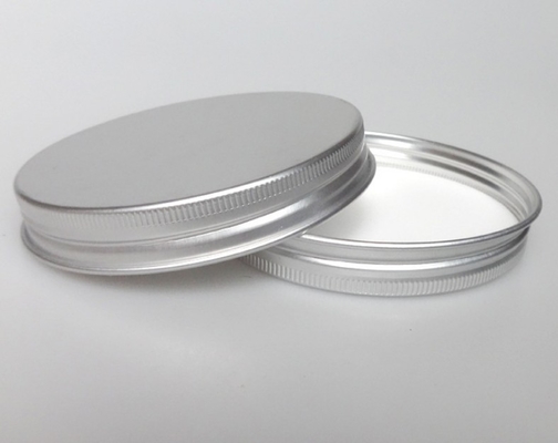 89mm*14mm Threaded Aluminum Lid PET Plastic Tea Caddy Candle Jar Universal Sealing Metal Lid