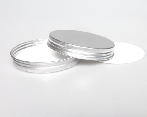 89mm*14mm Threaded Aluminum Lid PET Plastic Tea Caddy Candle Jar Universal Sealing Metal Lid