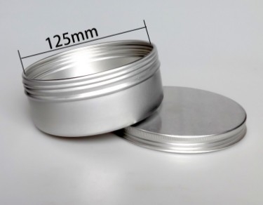 600ml 135*55 Round Threaded Aluminum Can Tea Cake Biscuit Alabaster Snacks Sealed And Subdivided Metal Box