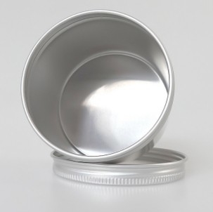 250ml 76*70 Silver Threaded Aluminum Can Flower Tea Tea Canister Snack Candy Beans Sealed Metal Storage Jar