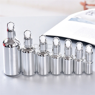 Glass Brown Dropper Bottles Silk Screen Printing 10ml Leed Free