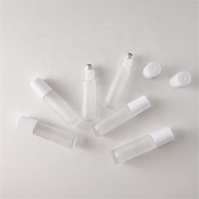10ml Clear White Glass Empty Essential Oil Rollers Bottles Personalized