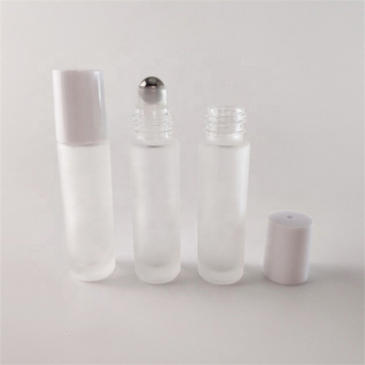 10ml Clear White Glass Empty Essential Oil Rollers Bottles Personalized
