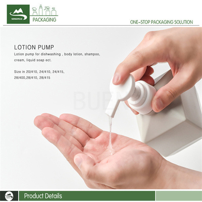Liquid Soap Plastic Lotion Pump Customized  Aluminum Lids Push
