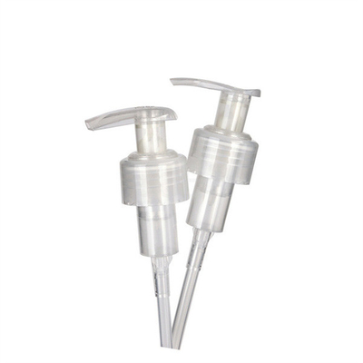 Full Plastic cosmetic Lotion Pump With Silica Gel Coil Spring 24 410