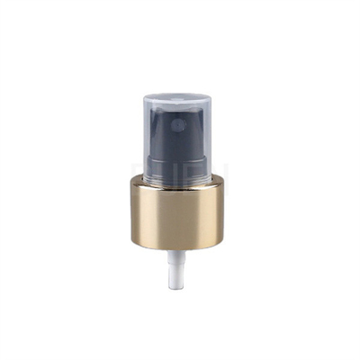 Anodized Light Gold Plastic Mist Sprayer pump With Black Body Refillable