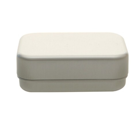 102 * 70 * 37 Silver Rectangular Aluminum Box Soap Metal Packaging Box