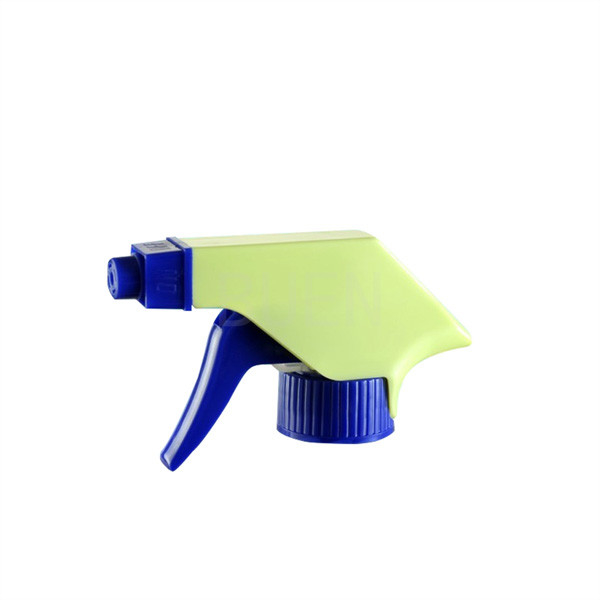 Plastic PP Cleaning Plastic Trigger Sprayer 28mm Stream Colorful