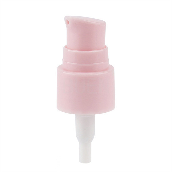 Customized cosmetic Plastic Treatment Pump Right Lock Pink 18 400