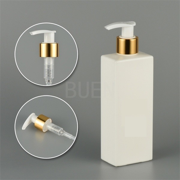 Liquid Soap Plastic Lotion Pump Customized  Aluminum Lids Push